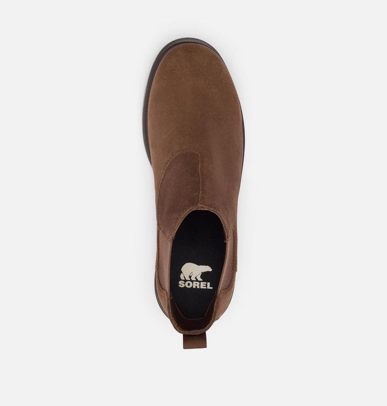 Men's CYPRUS Waterproof Chelsea Boots, Color: Tobacco, Blackened Brown, image 5