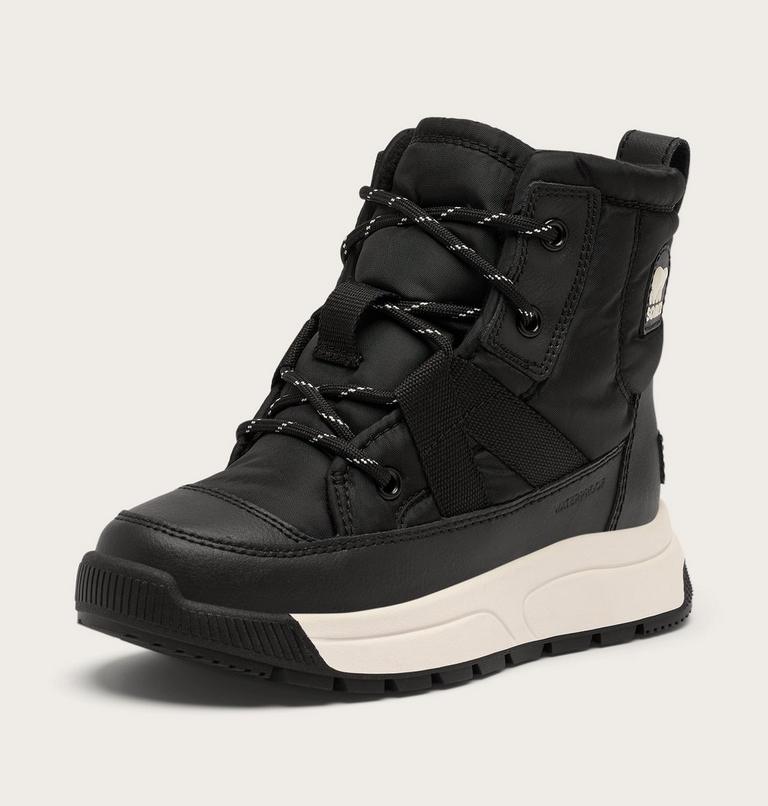 Youth WHITNEY III Waterproof Snow Boots, Color: Black, Sea Salt, image 7