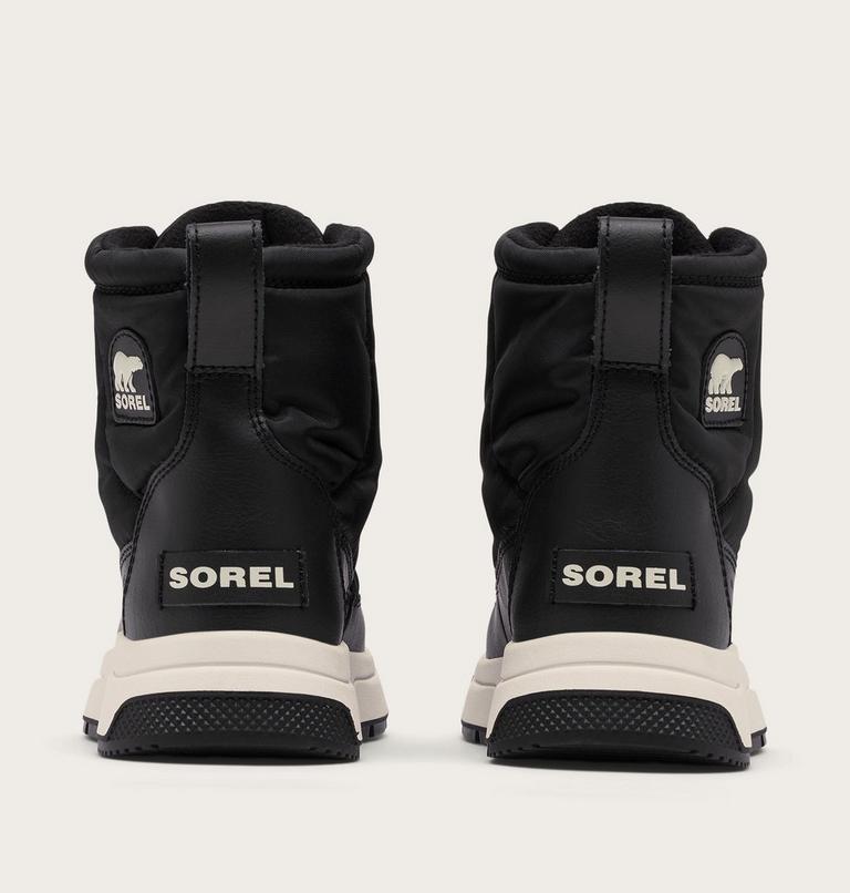 Youth WHITNEY III Waterproof Snow Boots, Color: Black, Sea Salt, image 2