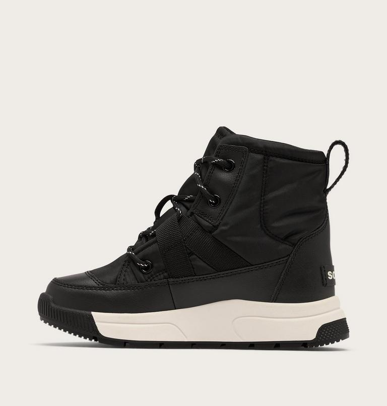 Youth WHITNEY III Waterproof Snow Boots, Color: Black, Sea Salt, image 3