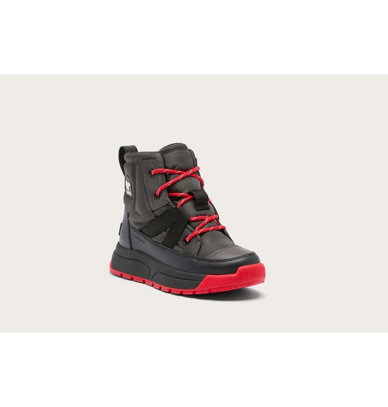 Youth WHITNEY III Waterproof Snow Boots, Color: Jet, Black, image 6