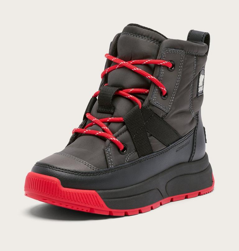 Youth WHITNEY III Waterproof Snow Boots, Color: Jet, Black, image 7