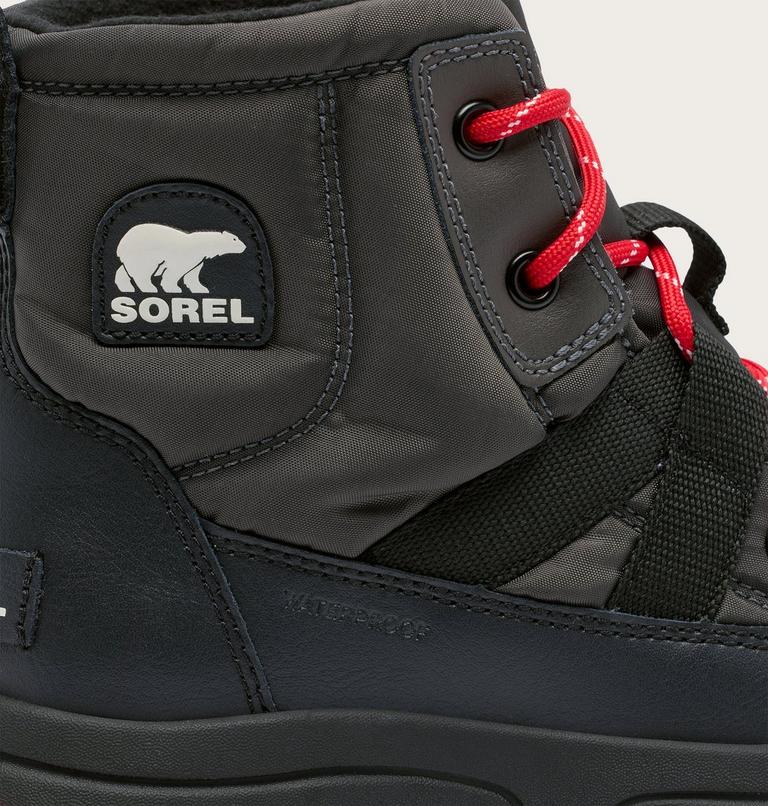 Youth WHITNEY III Waterproof Snow Boots, Color: Jet, Black, image 9