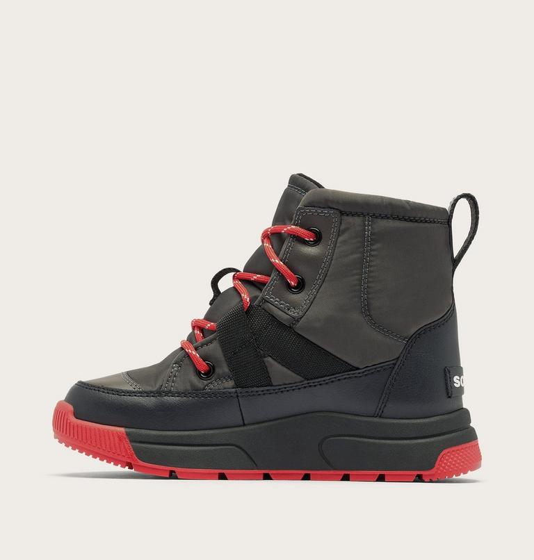 Youth WHITNEY III Waterproof Snow Boots, Color: Jet, Black, image 3