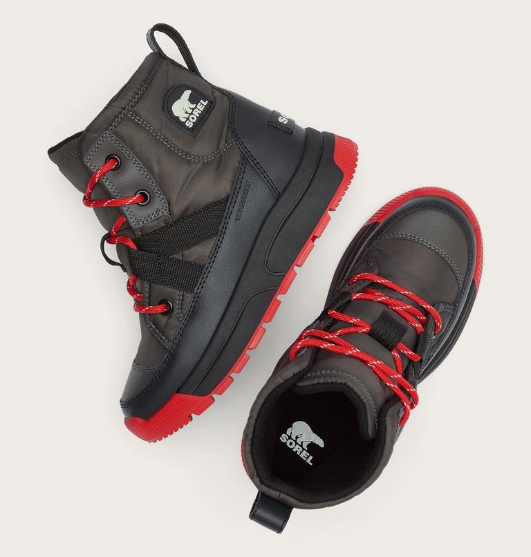 Youth WHITNEY III Waterproof Snow Boots, Color: Jet, Black, image 4