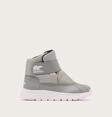 CHILDREN'S WHITNEY III STRAP MID Waterproof Boot, Color: Dove, Pink Dawn, image 9