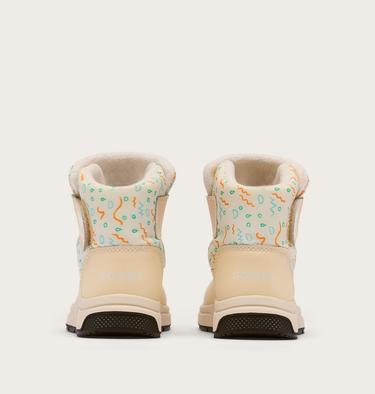 CHILDREN'S WHITNEY III STRAP MID Waterproof Boot, Color: Snow, Honey White, image 6