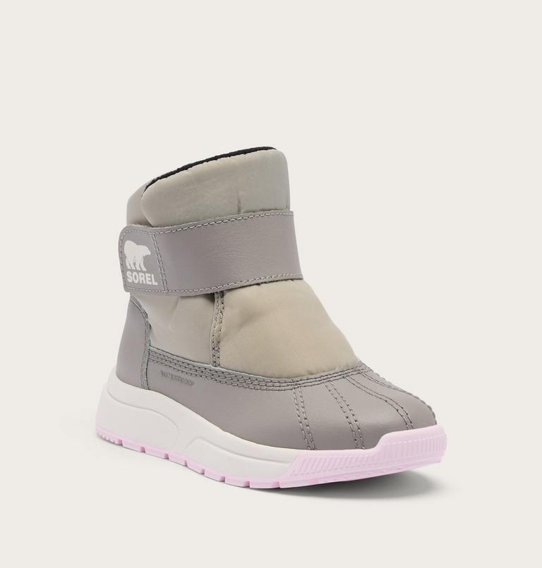 TODDLER WHITNEY III STRAP MID Winter Boot, Color: Dove, Pink Dawn, image 6