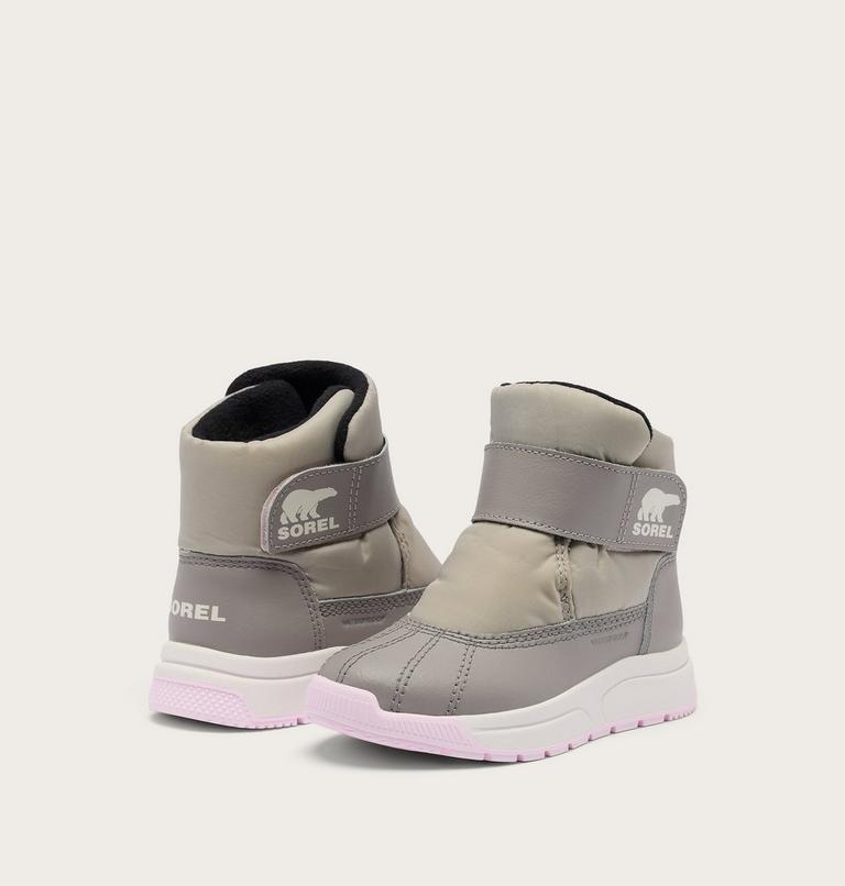 TODDLER WHITNEY III STRAP MID Winter Boot, Color: Dove, Pink Dawn, image 8