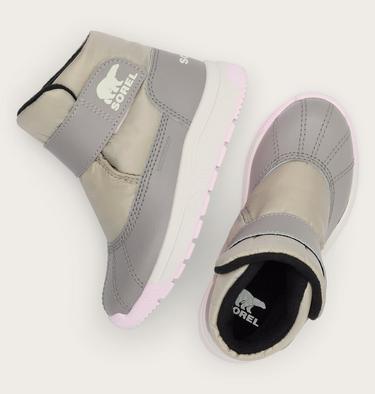 TODDLER WHITNEY III STRAP MID Winter Boot, Color: Dove, Pink Dawn, image 12