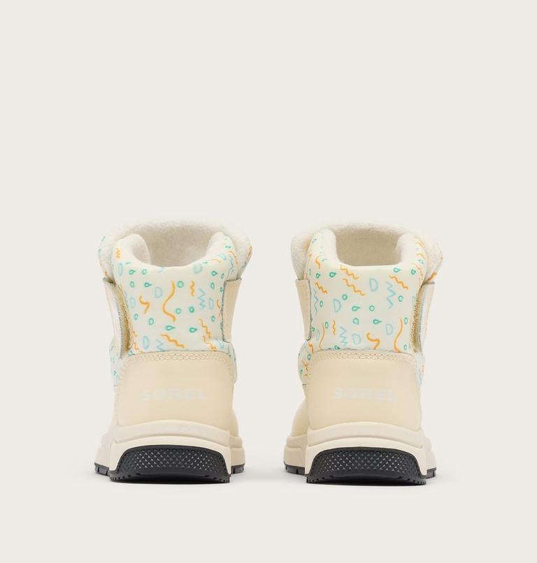 TODDLER WHITNEY III STRAP MID Winter Boot, Color: Snow, Honey White, image 2