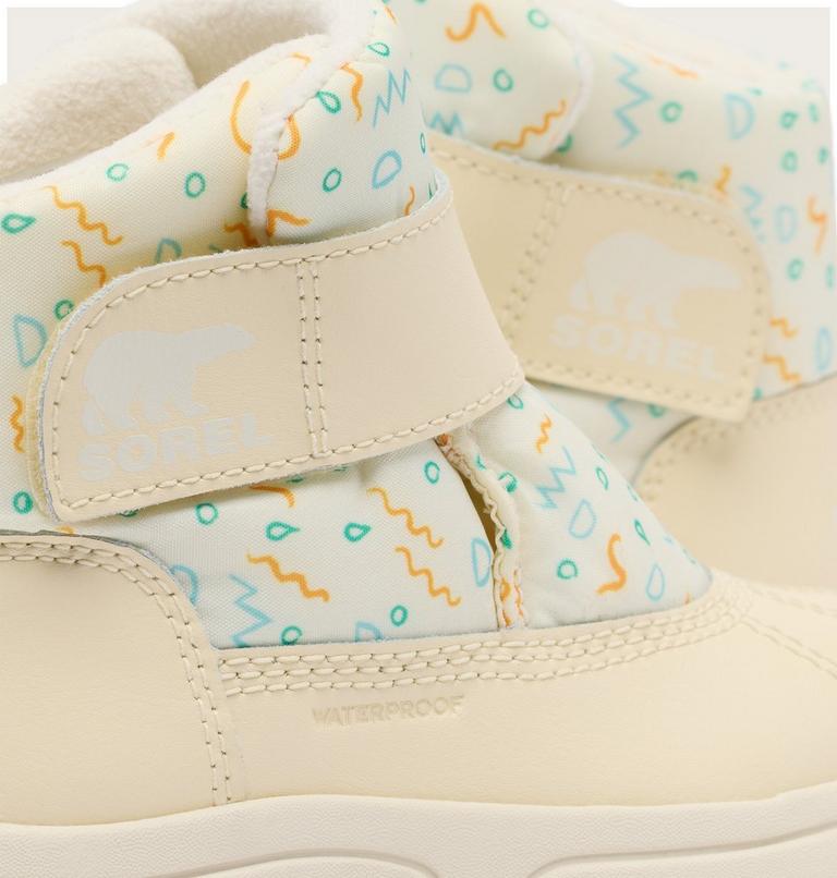 TODDLER WHITNEY III STRAP MID Winter Boot, Color: Snow, Honey White, image 9