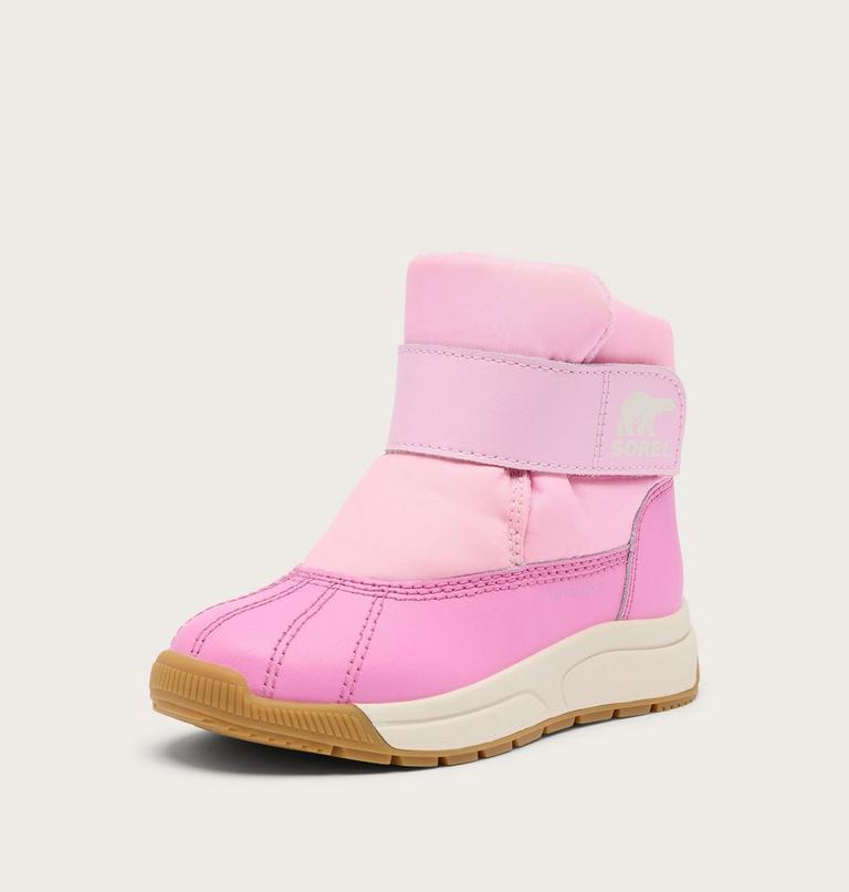 Toddler's WHITNEY III Strap Waterproof Snow Boots, Color: Pink Flare, Orchid, image 7