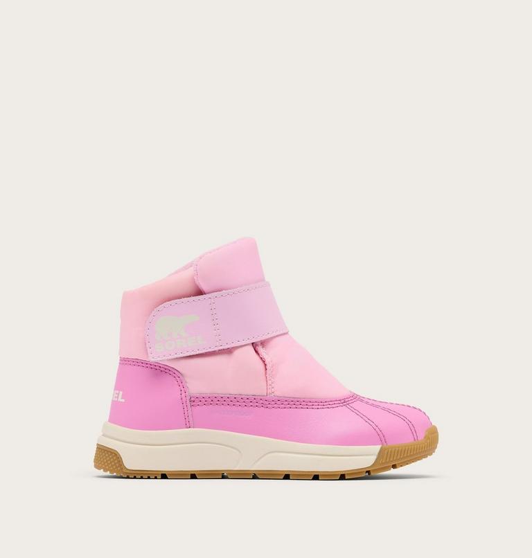 Toddler's WHITNEY III Strap Waterproof Snow Boots, Color: Pink Flare, Orchid, image 1