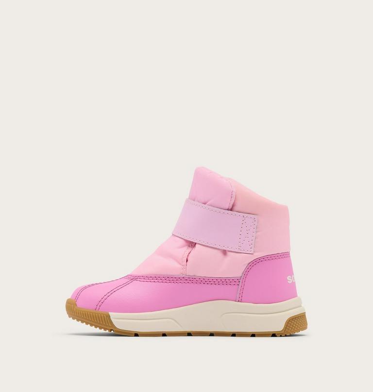 Toddler's WHITNEY III Strap Waterproof Snow Boots, Color: Pink Flare, Orchid, image 3