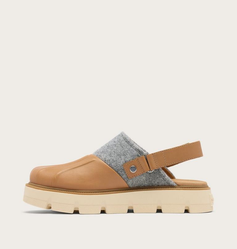 Women's REIN CB Slingback Clog, Color: Tawny Buff, Bleached Ceramic, image 3