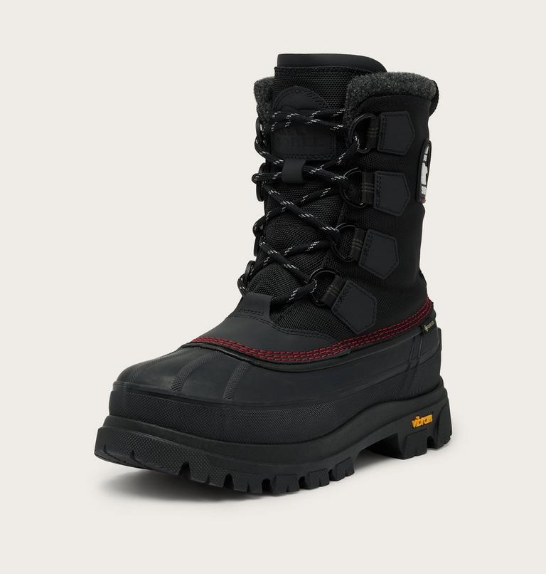 Men's CARIBOU HORIZON GTX, Color: Black, Bright Red, image 7