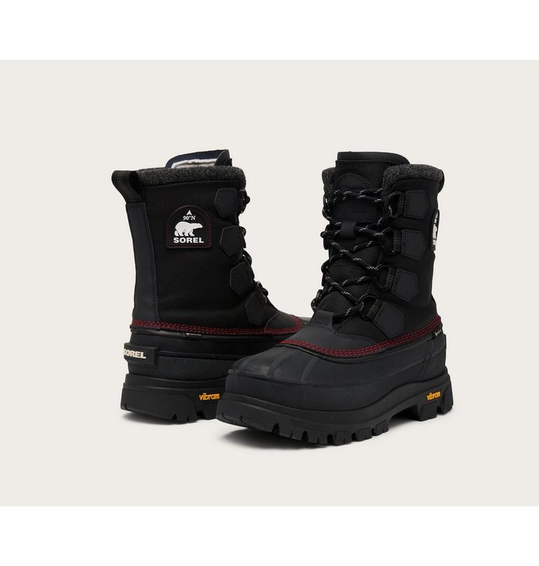 Men's CARIBOU HORIZON GTX, Color: Black, Bright Red, image 8