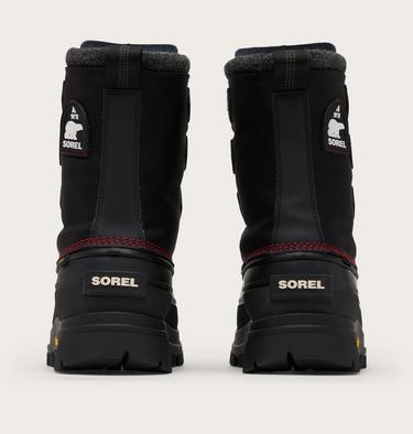 Men's CARIBOU HORIZON GTX, Color: Black, Bright Red, image 2