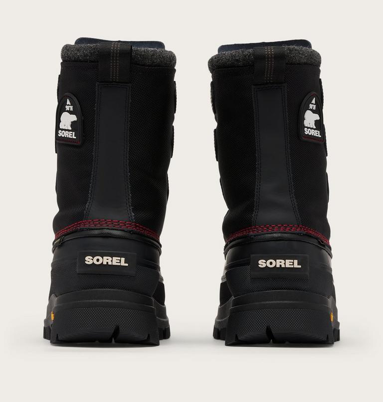 Men's CARIBOU HORIZON GTX, Color: Black, Bright Red, image 2