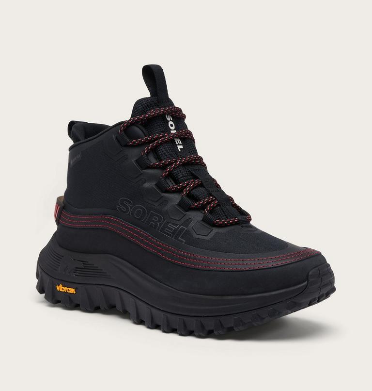 Women's CALLSIGN HORIZON Mid GTX Sneaker, Color: Black, Bright Red, image 6