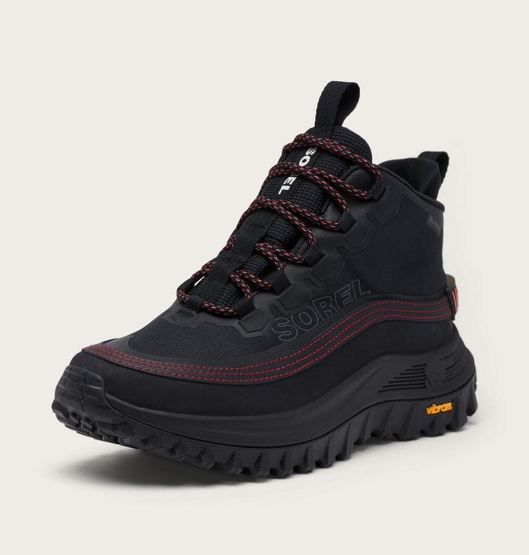 Women's CALLSIGN HORIZON Mid GTX Sneaker, Color: Black, Bright Red, image 7