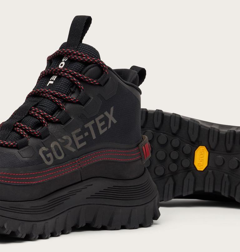 Women's CALLSIGN HORIZON Mid GTX Sneaker, Color: Black, Bright Red, image 9