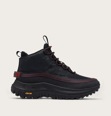 Women's CALLSIGN HORIZON Mid GTX Sneaker, Color: Black, Bright Red, image 5