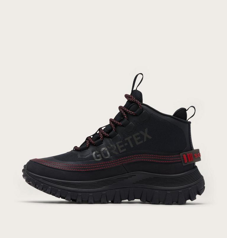 Women's CALLSIGN HORIZON Mid GTX Sneaker, Color: Black, Bright Red, image 3