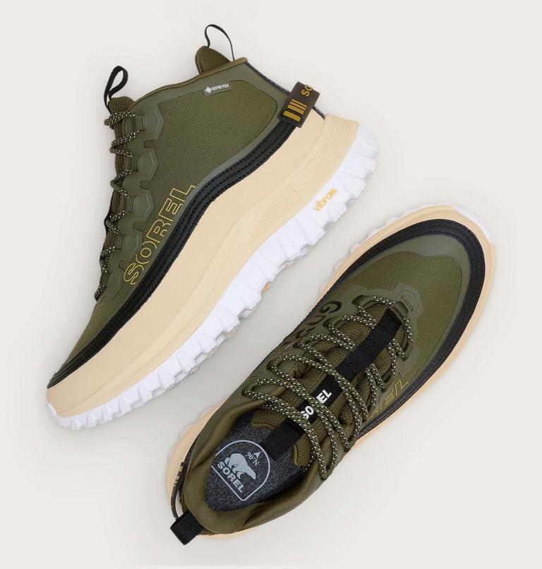 Men's CALLSIGN HORIZON Mid GTX Sneaker, Color: Utility Green, Honey White, image 4