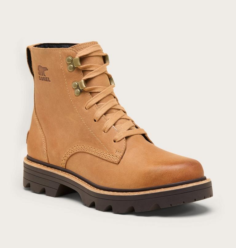 Women's REVEL RD Lace Waterproof Boots, Color: Tawny Buff, Blackened Brown, image 6