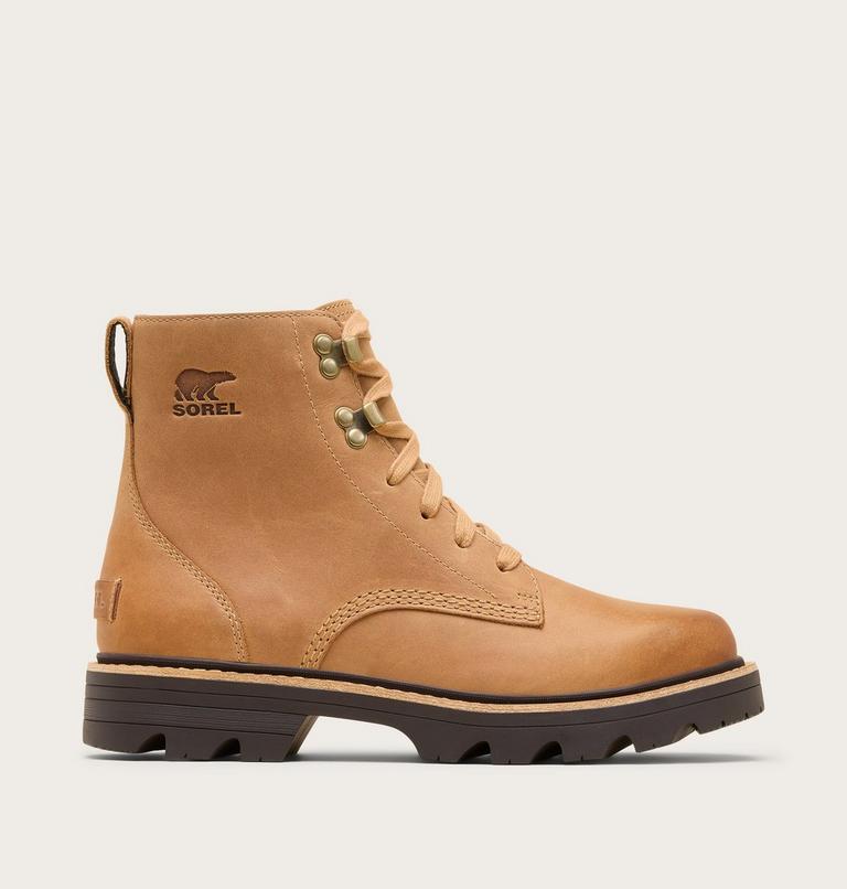 Women's REVEL RD Lace Waterproof Boots, Color: Tawny Buff, Blackened Brown, image 1