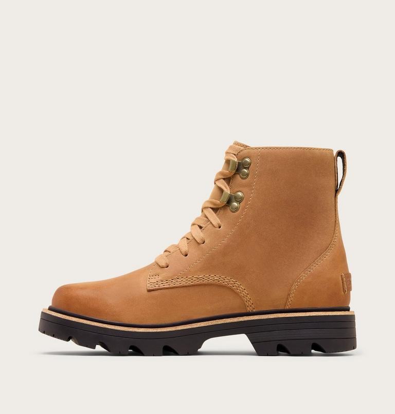 Women's REVEL RD Lace Waterproof Boots, Color: Tawny Buff, Blackened Brown, image 3