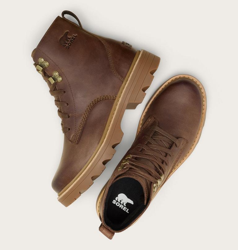 Women's REVEL RD Lace Waterproof Boots, Color: Tobacco, Gum 10, image 4