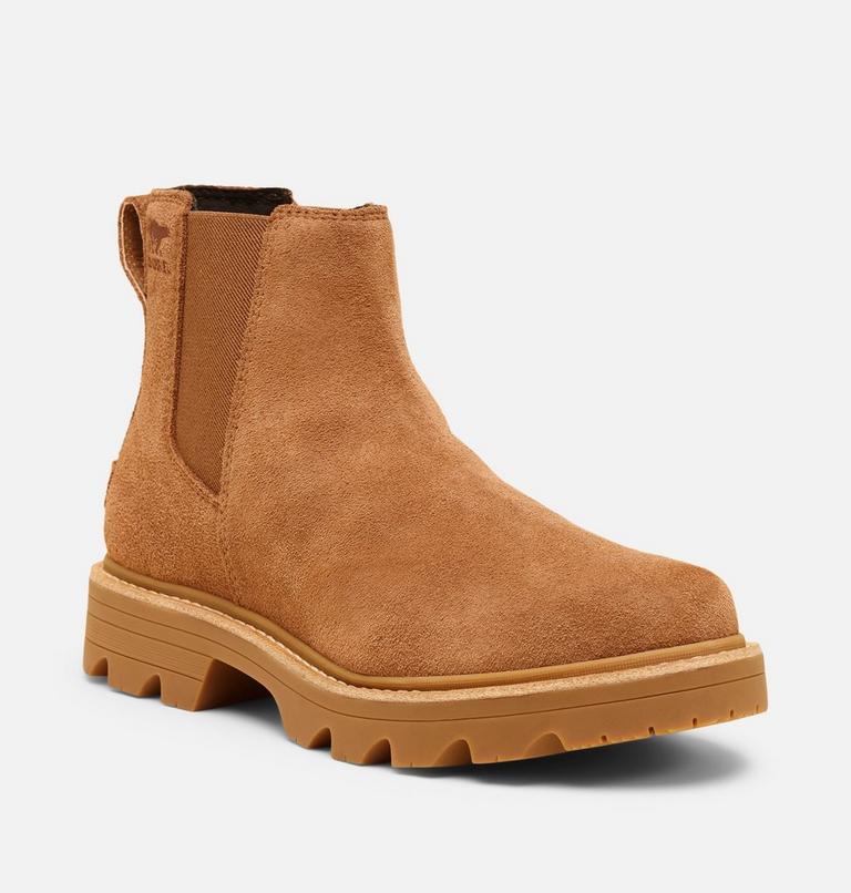 Women's REVEL RD Chelsea Waterproof Boots, Color: Velvet Tan, Gum, image 7