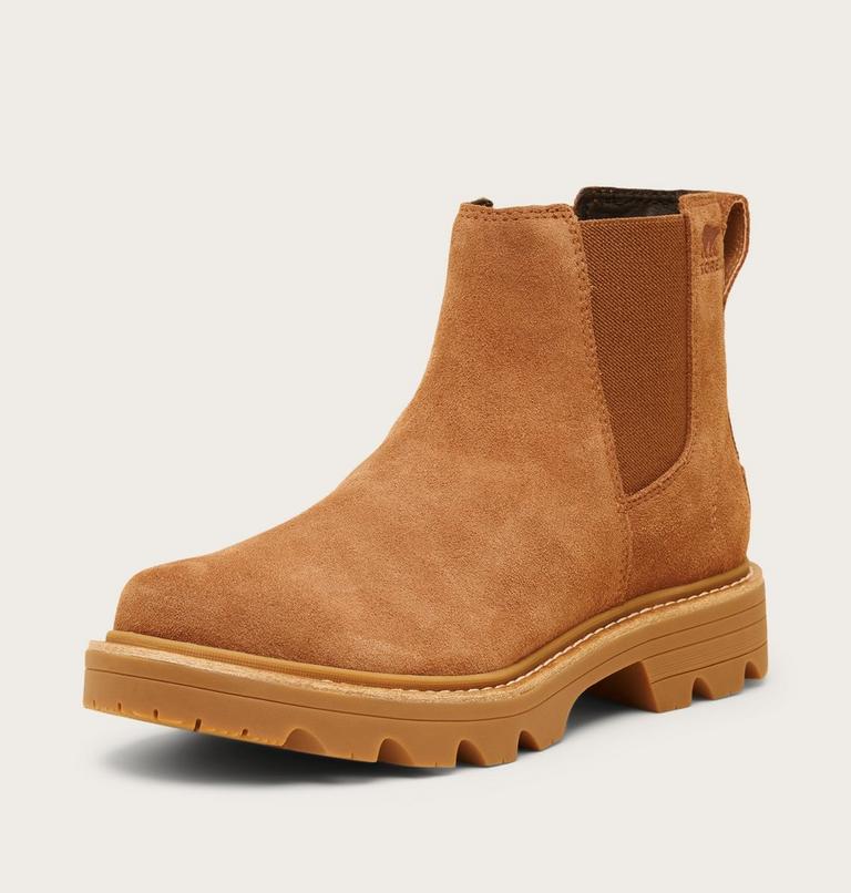 Women's REVEL RD Chelsea Waterproof Boots, Color: Velvet Tan, Gum, image 8