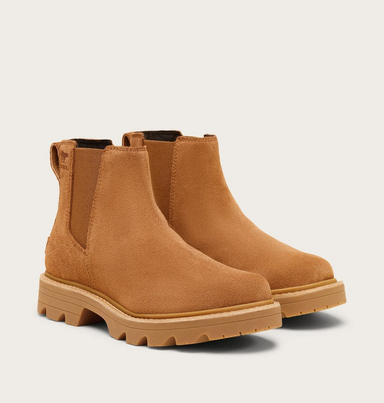 Women's REVEL RD Chelsea Waterproof Boots, Color: Velvet Tan, Gum, image 2