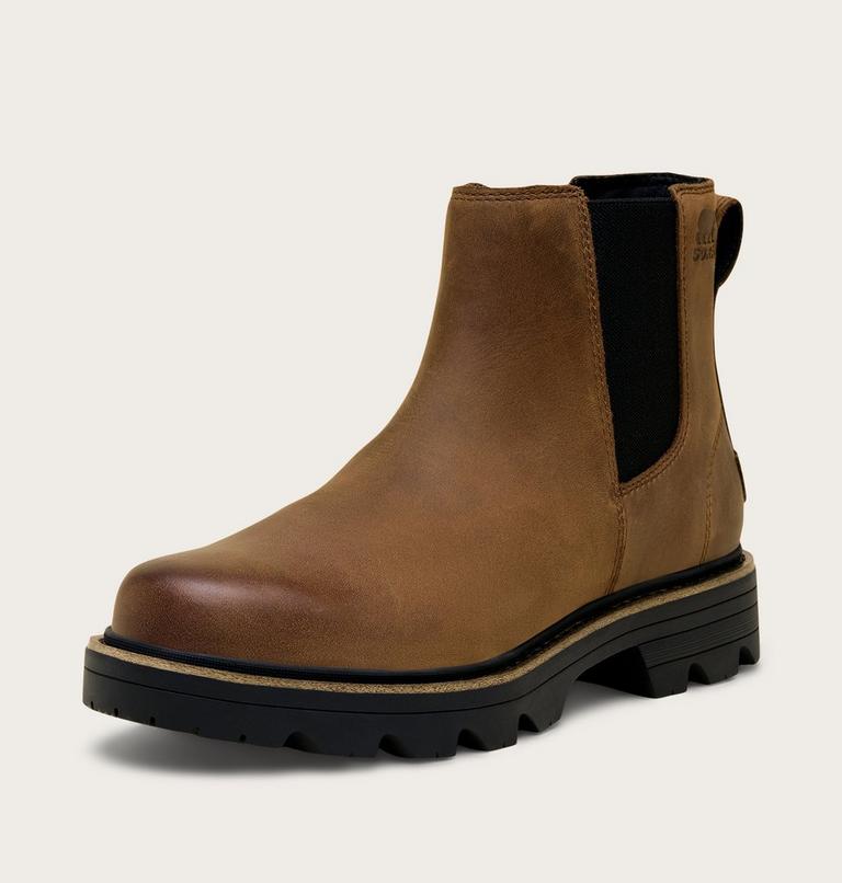 Women's REVEL RD Chelsea Waterproof Boots, Color: Tobacco, Black, image 7