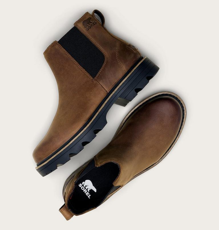 Women's REVEL RD Chelsea Waterproof Boots, Color: Tobacco, Black, image 4