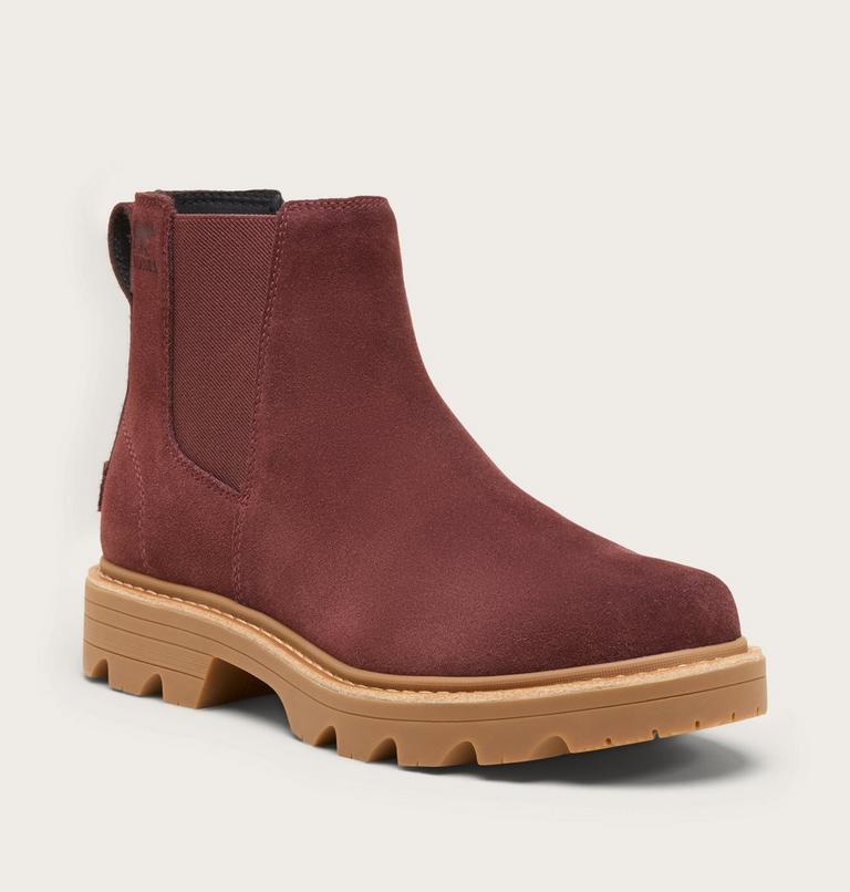 REVEL RD Women's Waterproof Chelsea Boot, Color: Redwood, Gum, image 6