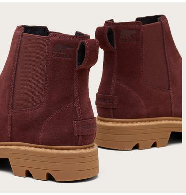 REVEL RD Women's Waterproof Chelsea Boot, Color: Redwood, Gum, image 3