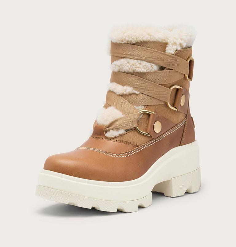 Women's JOAN FRWD Cosy Waterproof Boots, Color: Tawny Buff, Honey White, image 7