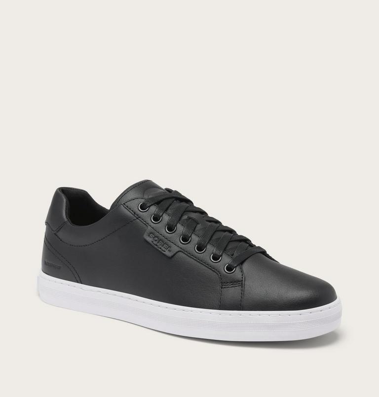 Men's CYPRUS Waterproof Sneaker, Color: Black, White, image 5