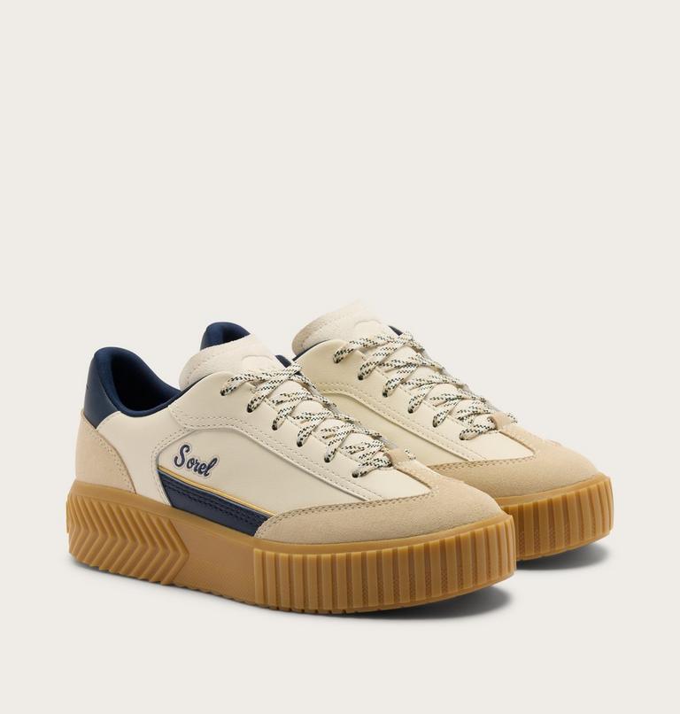 Ona Ave T-Toe Women's Sneaker, Color: Snow, Collegiate Navy, image 2