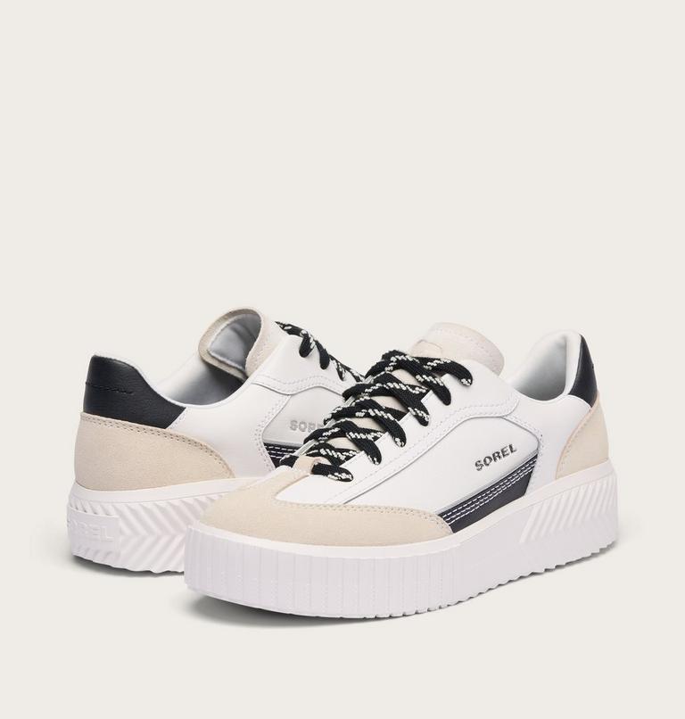 Women's Varsity ONA AVE T-TOE Sneaker, Color: Sea Salt, Black, image 6