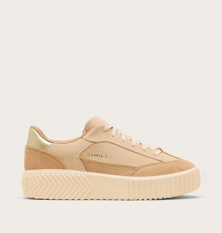 Women's ONA AVE T-Toe Sneaker, Color: Ceramic, Tawny Buff, image 1