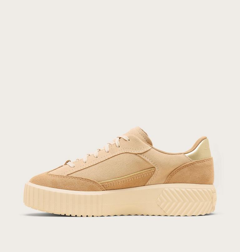 Women's ONA AVE T-Toe Sneaker, Color: Ceramic, Tawny Buff, image 3