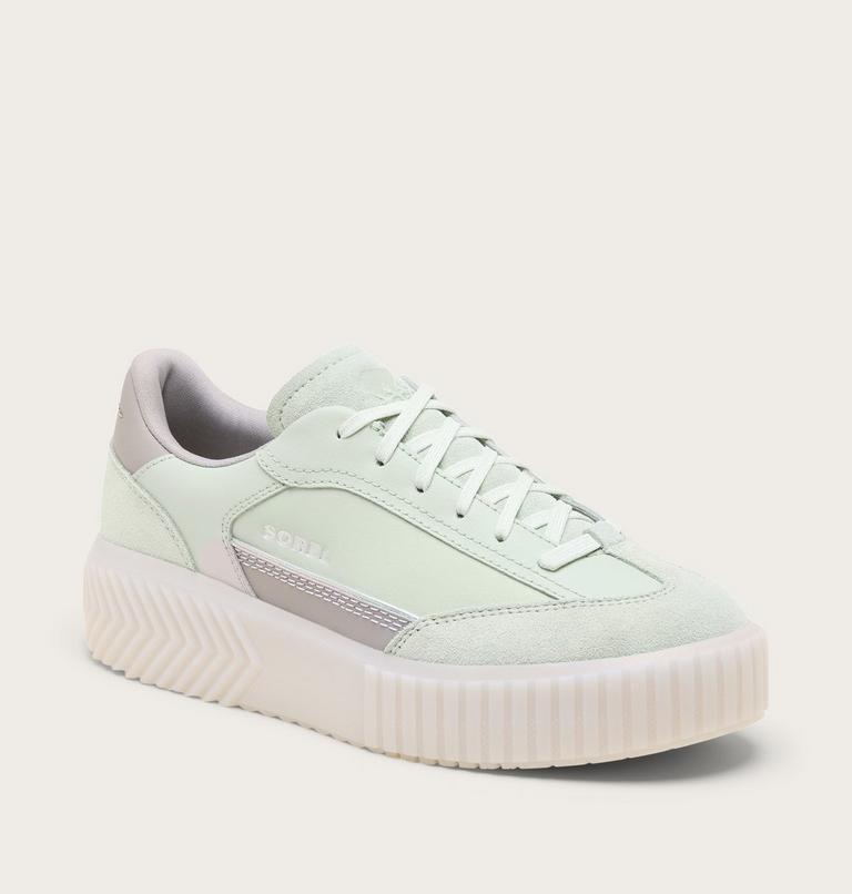 Women's ONA AVE T-Toe Sneaker, Color: Cool Green, Chrome Grey, image 6