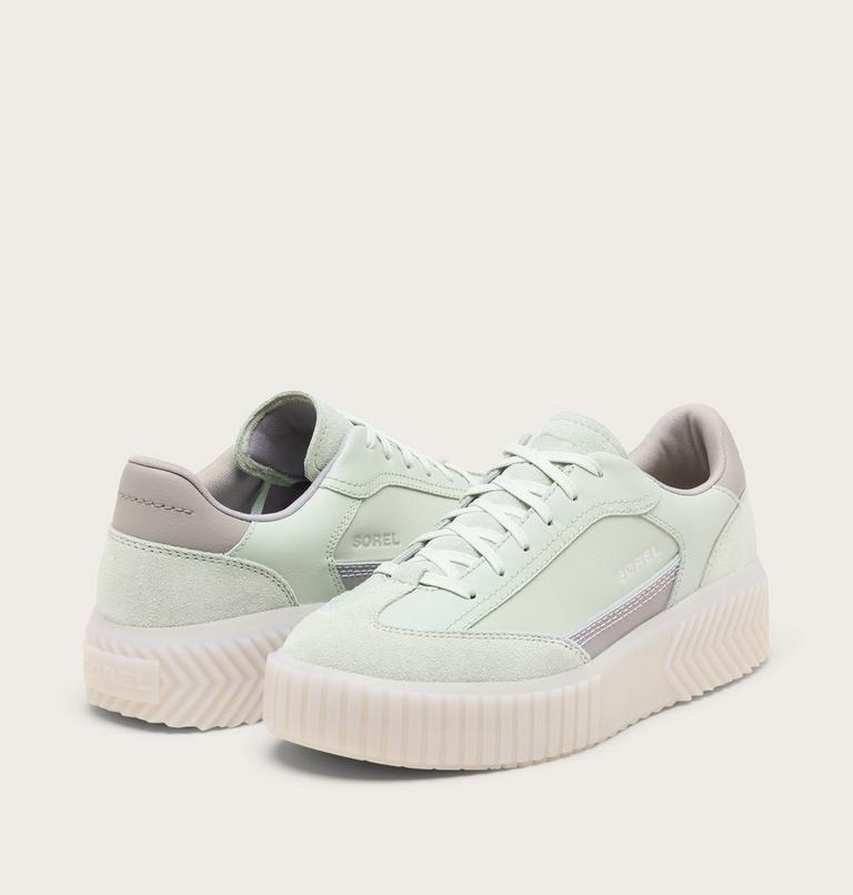 Women's ONA AVE T-Toe Sneaker, Color: Cool Green, Chrome Grey, image 8