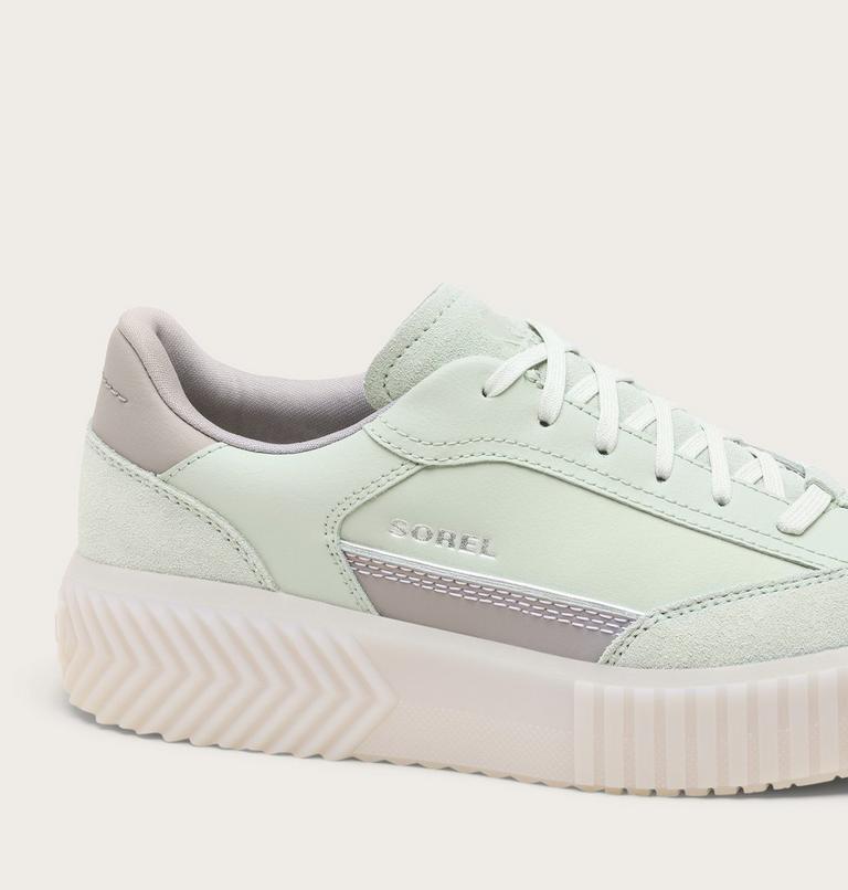 Women's ONA AVE T-Toe Sneaker, Color: Cool Green, Chrome Grey, image 9